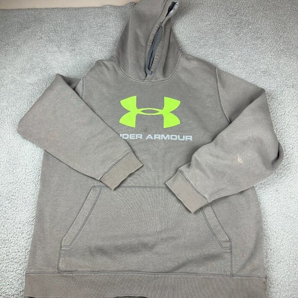 Under Armor Men Hoodie Long Sleeve‎ Pockets Size XL Loose Used - Picture 1 of 8